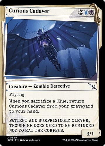 Showcase curious cadaver - showcase,