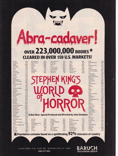 Stephen king world horror - stephen, of